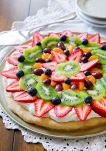 Pizza de postre